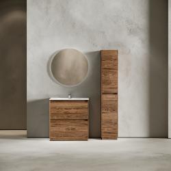 Тумба с раковиной SANCOS Libra Floor 80 дуб чарльстон