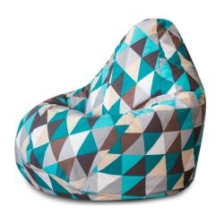 Кресло-мешок DREAMBAG Изумруд Голубой 85*125 см