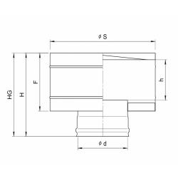 Дефлектор FERRUM AISI 430 0,5 мм 100 мм