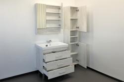 Тумба с раковиной COMFORTY Никосия 80 дуб белый 