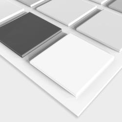 Панель ПВХ РЕГУЛ Мозаика микс сеpый 957*480 мм 