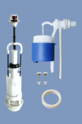 Арматура для сливного бачка УКЛАД А 105.54.14.3 боковой подвод