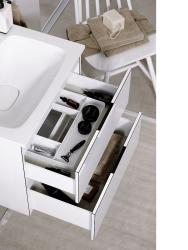 Тумба с раковиной AQWELLA Accent 100 белый 