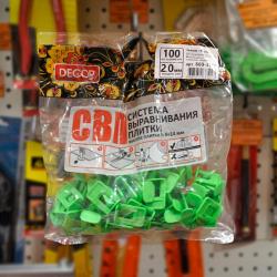 Зажимы для СВП DECOR Ворота 2 мм 100 шт