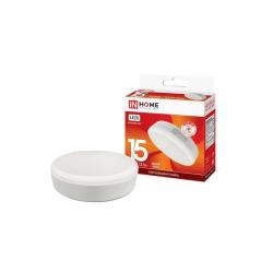 Лампа LED IN HOME 15W/GX53/4000K таблетка 4690612020822