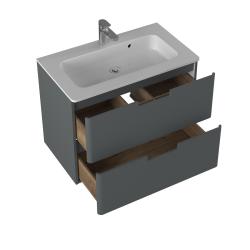 Тумба с раковиной BRIZ Прато 80 грей