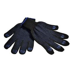 Перчатки х/б с ПВХ 10 класс черный