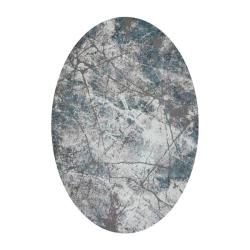 Ковер ОРИЕНТАЛЬ 3982А - CREAM - LIGHT BLUE овал размер 1,6*2,3 м