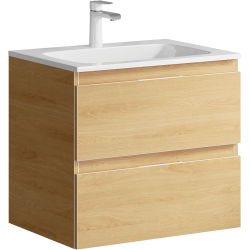 Тумба с раковиной AQWELLA Accent 60 дуб золотой