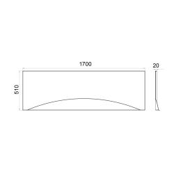 Экран для ванны TRITON Gamma, Стандарт, Нерея, Ультра, Рига, Европа 170 см