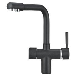 Смеситель для кухни GRANULA Черный 2088