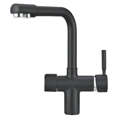 Смеситель для кухни GRANULA Черный 2088