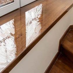 Подоконник акриловый КРИСТАЛЛИТ Орех глянцевый 0,45 м