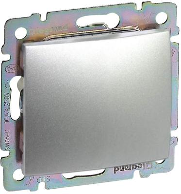 Механизм переключателя LEGRAND Valena 1 клавиша перекрестный алюминий 770107