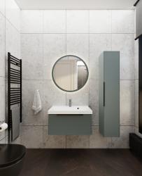 Тумба с раковиной LA FENICE Simpla 60 серо-зеленый 