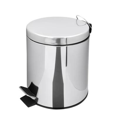 Ведро для мусора RIDDER Timon хром 5 л