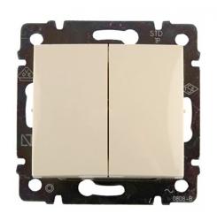 Механизм переключателя LEGRAND Valena 2 клавиши 2 направления кремовый 774308
