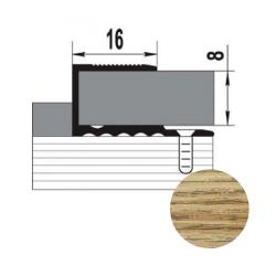 Профиль окантовочный ЛУКА ПК 05 Дуб беленый 087 2,7 м