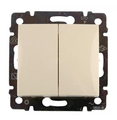 Механизм переключателя LEGRAND Valena 2 клавиши 2 направления кремовый 774308