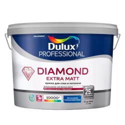 Краска DULUX Diamond Extra Matt для стен и потолков Белый 9 л