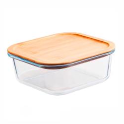 (АКЦИЯ) Контейнер стекл. квадр. 520мл /Appetite/