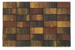 Плитка тротуарная BRAER Прямоугольник 60 Колормикс Мальва  