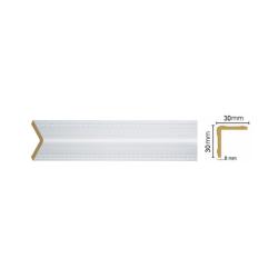 Угол DECOMASTER Классический белый 30*30*2400 мм 116-115