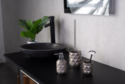 Ерш туалетный RIDDER Joyce серый металлик