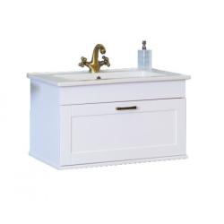 Тумба с раковиной SANFLOR Ванесса 75 белый