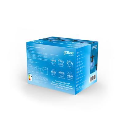 Гирлянда Нить GAUSS 1 режим синий 7,7 м