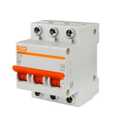 Автоматический выключатель TDM ВА47-63 3Р 16 А С 4,5 кА