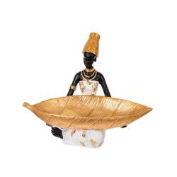 817725 Фигурка декоративная "Африканка" (24*14*20,5 см)/РЕМЕКО/