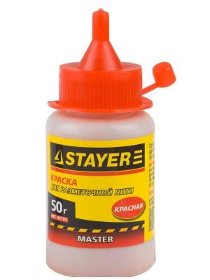 Порошок меловой для разметочных шнуров STAYER красный 50 г 0640-2_z01