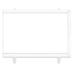 Экран для ванны МЕТАКАМ Кварт Белый 70 см