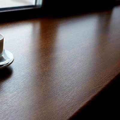 Подоконник акриловый КРИСТАЛЛИТ Орех матовый 0,45 м