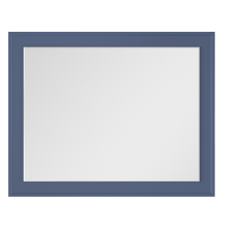 Зеркало LA FENICE Cubo синий 100*80 см