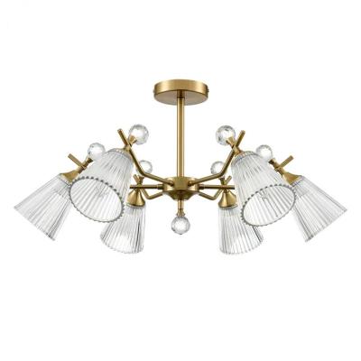 Люстра ODEON Aurica 8046/6C Латунь