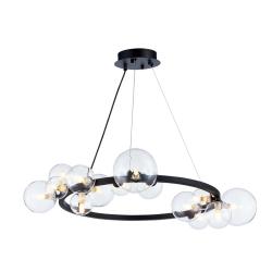 Люстра ЛАЙТ СФЕРА D2031R-DWS-14 Black Черный