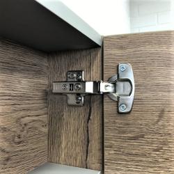 Зеркальный шкаф COMFORTY Никосия дуб темный 60*80 см