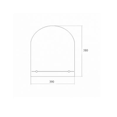 Зеркало SILVER MIRRORS Арка 39*58 см