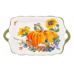 Блюдо 23,5*14*2,5см Урожай /358-2074/AGNESS/