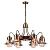 Люстра OMNILUX Croce OML-50703-06 Коричневый