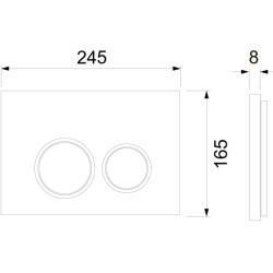 Инсталляция для унитаза TECE Spring R с клавишей S300300-9940103