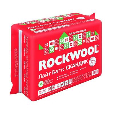 Минеральный утеплитель ROCKWOOL Лайт баттс скандик 50 мм