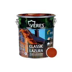 Декоративный антисептик VERES Classic Lazura №17 Золотой бор 9 л