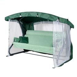 Качели садовые УДАЧНАЯ МЕБЕЛЬ Империя Антрацит 261*143*189 см