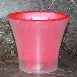 Горшок пластиковый ЛИВИНГРИН Ванда Малиновый 2 л