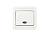 Выключатель MAKEL Mimoza 1 клавиша с подсветкой белый 12021