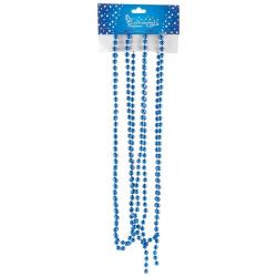 Бусы ВОЛШЕБНАЯ СТРАНА Блеск синий 2,7 м 