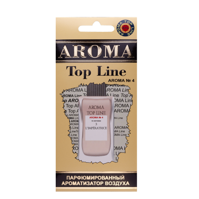 Ароматизатор автомобильный AROMA TOP LINE №4 D&G l`imperatrice Ароматизатор автомобильный AROMA TOP LINE №4 D&G l`imperatrice